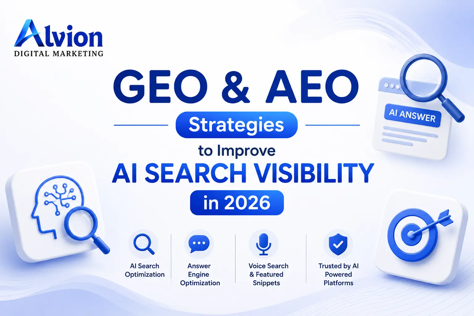 GEO and AEO Strategies to Improve AI Search Visibility